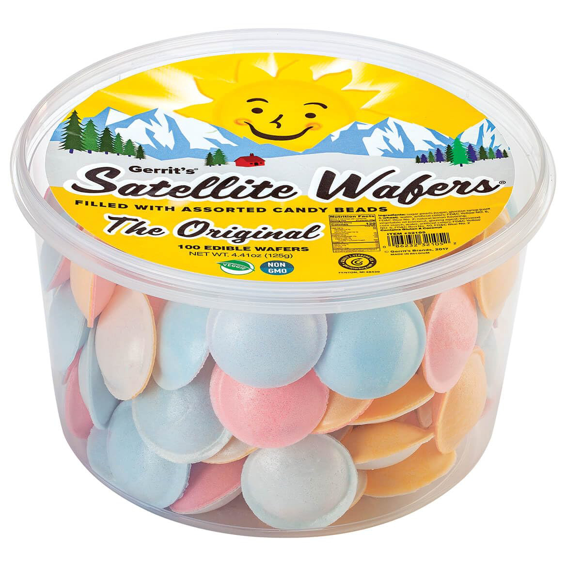 Gerrits Satellite Wafers Assorted Candy Beads 100 Count 4.41 oz