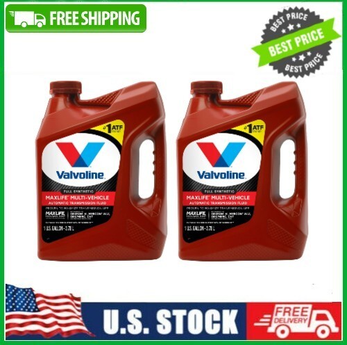 2 Pack Valvoline MaxLife Multi-Vehicle Automatic Transmission Fluid, 1 Gallon