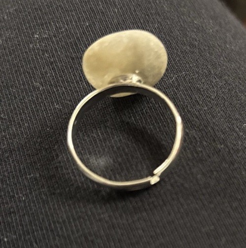 Beach Stone Adjustable Ring. Handmade From Sandy Hook Beach, NJ