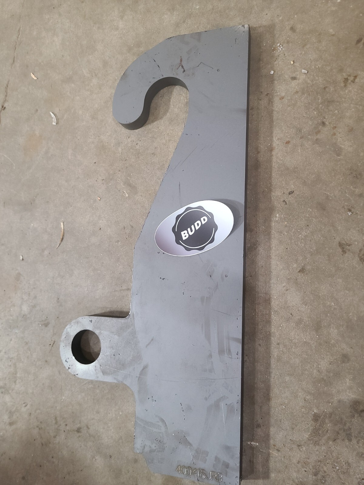 CAT IT 38  Blank Quick Attach JRB Loader mounts BUDD  top hooks blanks 1" Thick