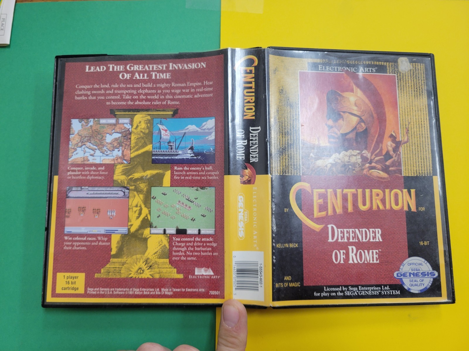 Centurion: Defender of Rome (Sega Genesis, 1991) Case Only