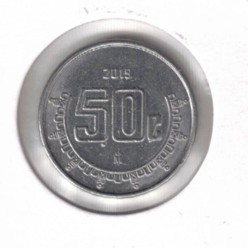 2019 Mexico Uncirculated Fifty Centavos Coin
