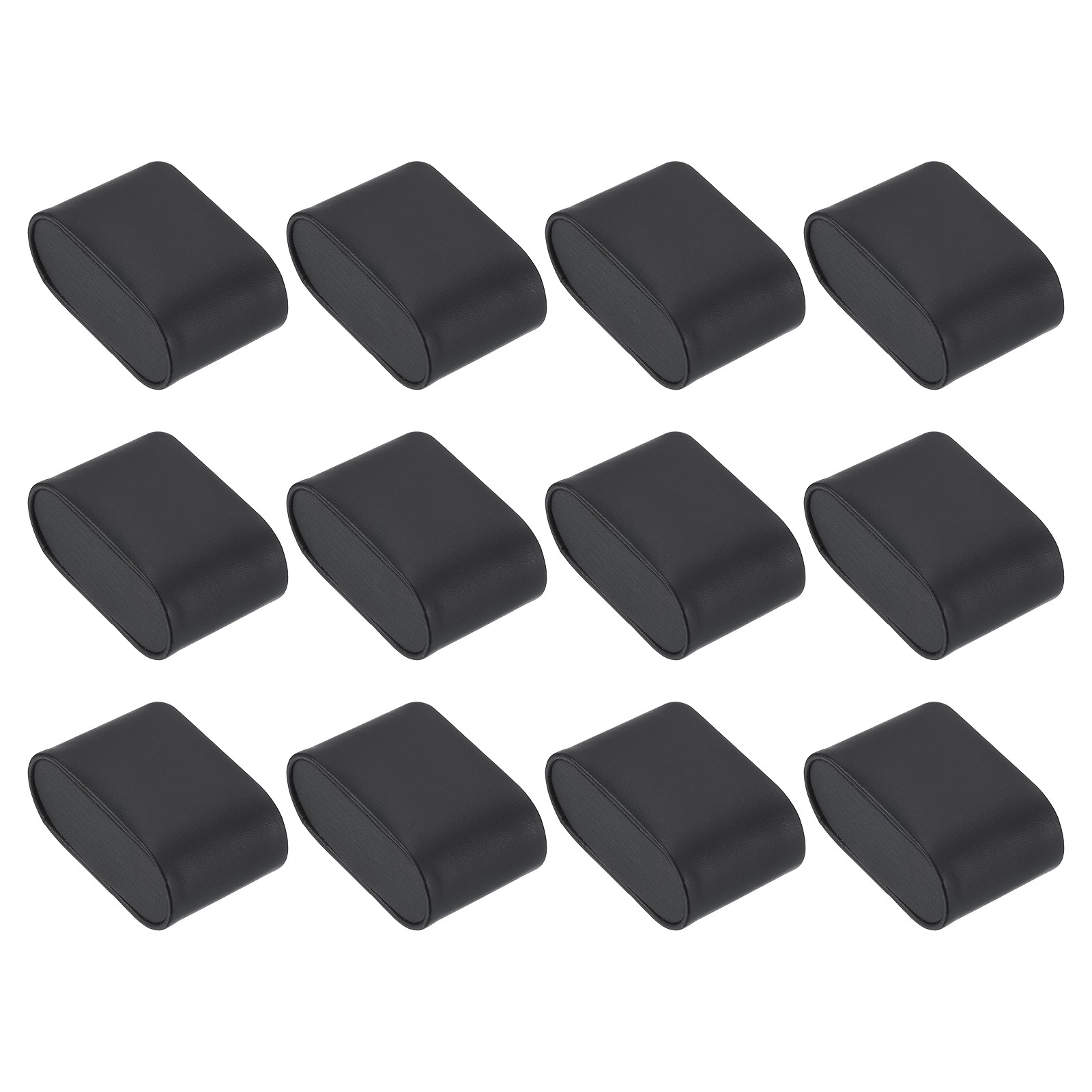 12Pcs Watch Display Pillow 2.8" x 1.73" x 1.22" Bracelet Watch Pillow Black