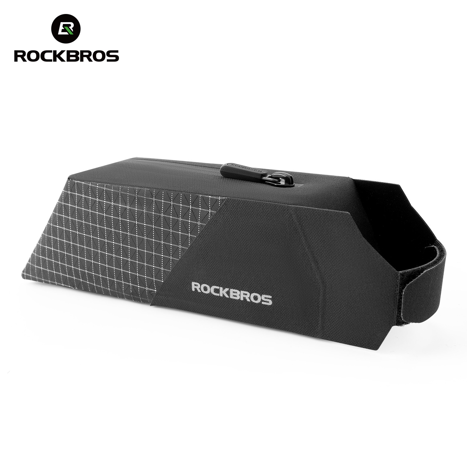 ROCKBROS Bike Top Tube Bag Full Waterproof Bicycle Frame Bag Quick-Release 0.6L