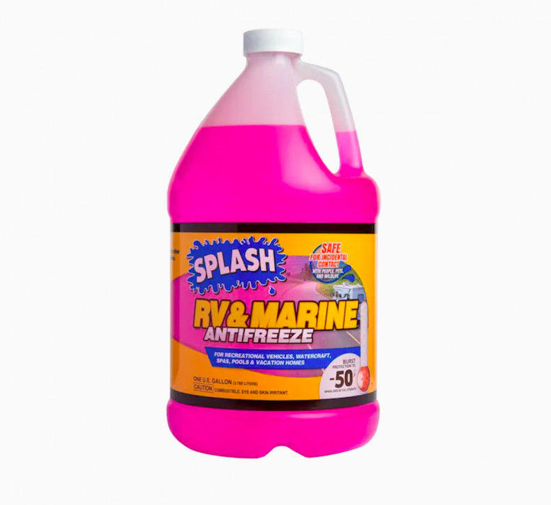 Splash RV/Marine Antifreeze, Plastic Bottle, -50 Point Freezing (F) 1 Gallon