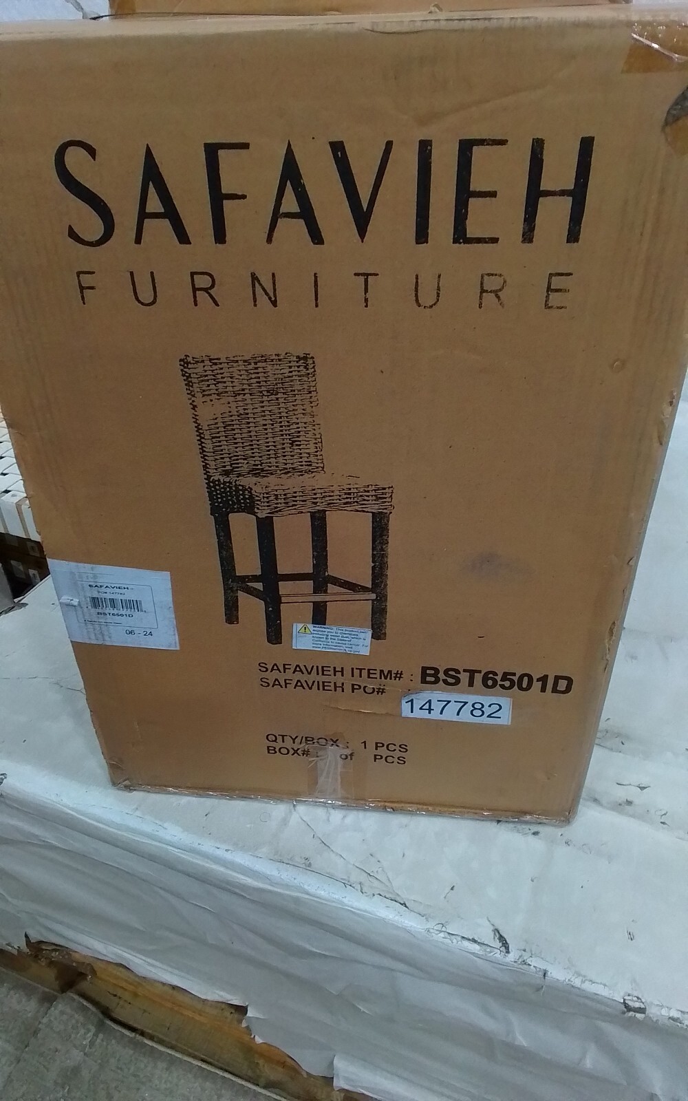 Safavieh TOBIE RATTAN COUNTER STOOL, Reduced Price 2172756613 BST6501D