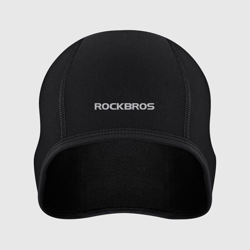 ROCKBROS Windproof Warm Fleece Thermal Hat Winter Cycling Cap Helmet Liner Caps