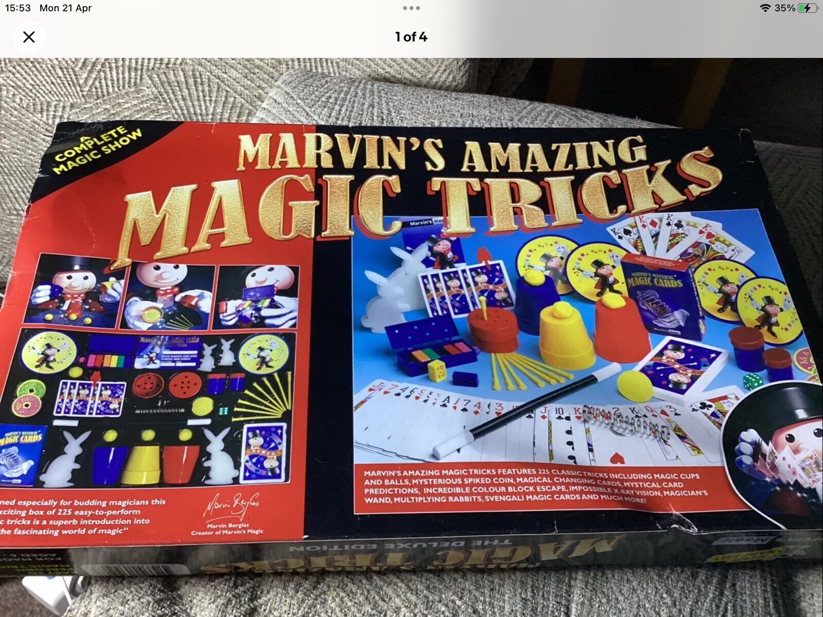 NEW Marvin’s Amazing Magic Tricks by Marvin Berglas - 225 Tricks