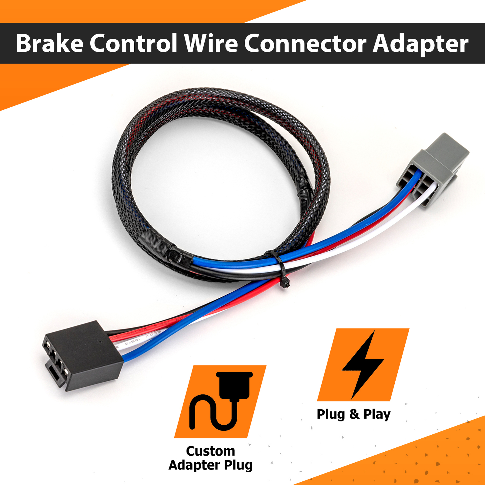 Trailer Brake Control Adapter Wiring Harness For E-150/E250/E350 Econoline 92-08