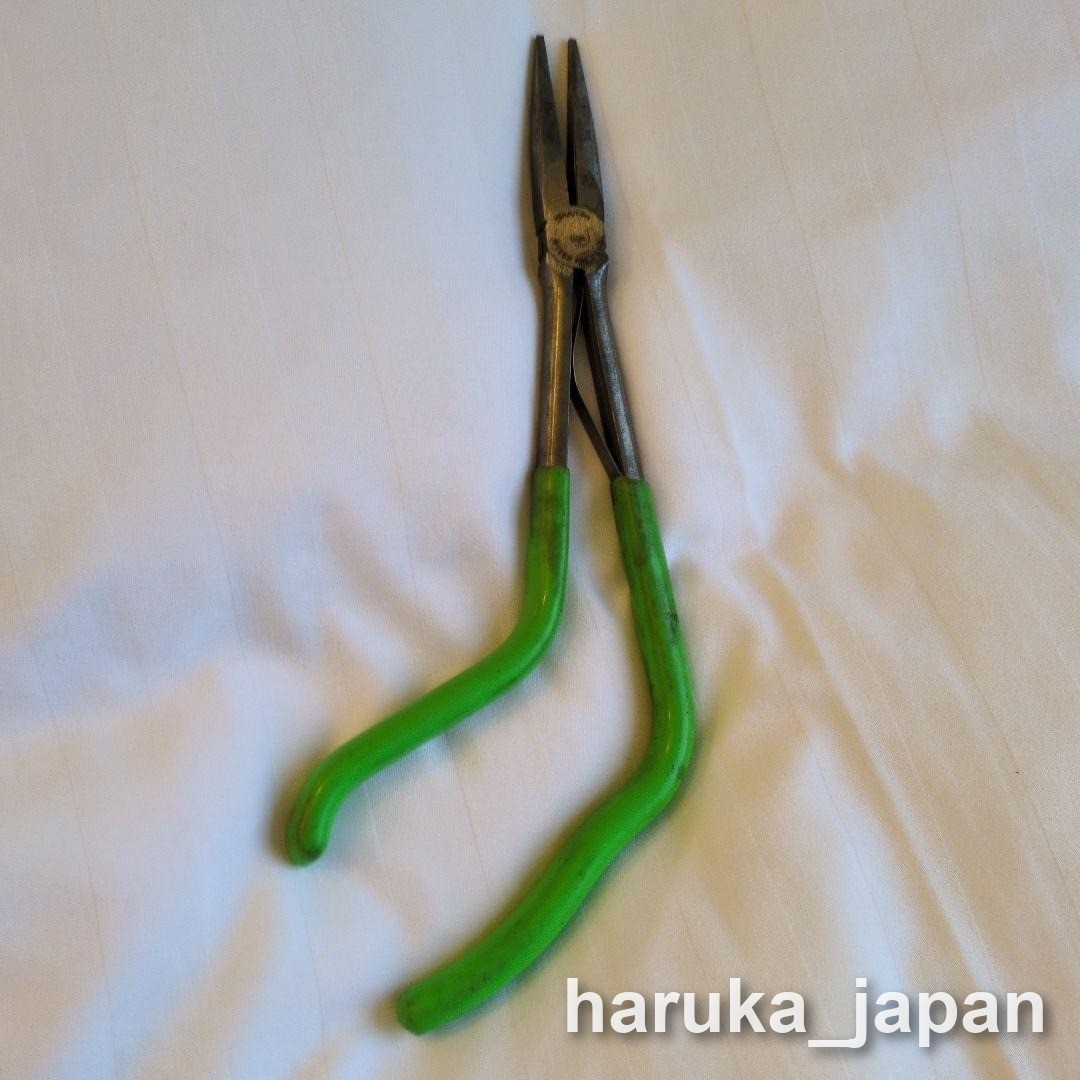 Snap-on 912EP Green 11" Pistol Grip Needle Nose Pliers [Used]
