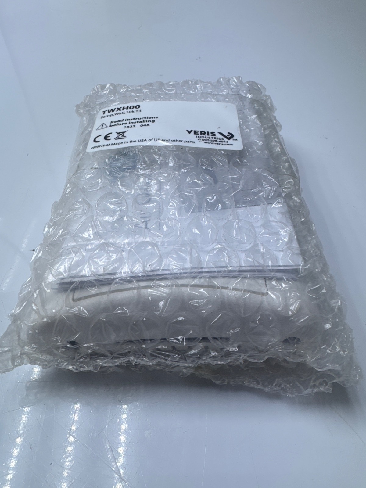 Veris TWXH00 Wall Temperature Sensor (without box)