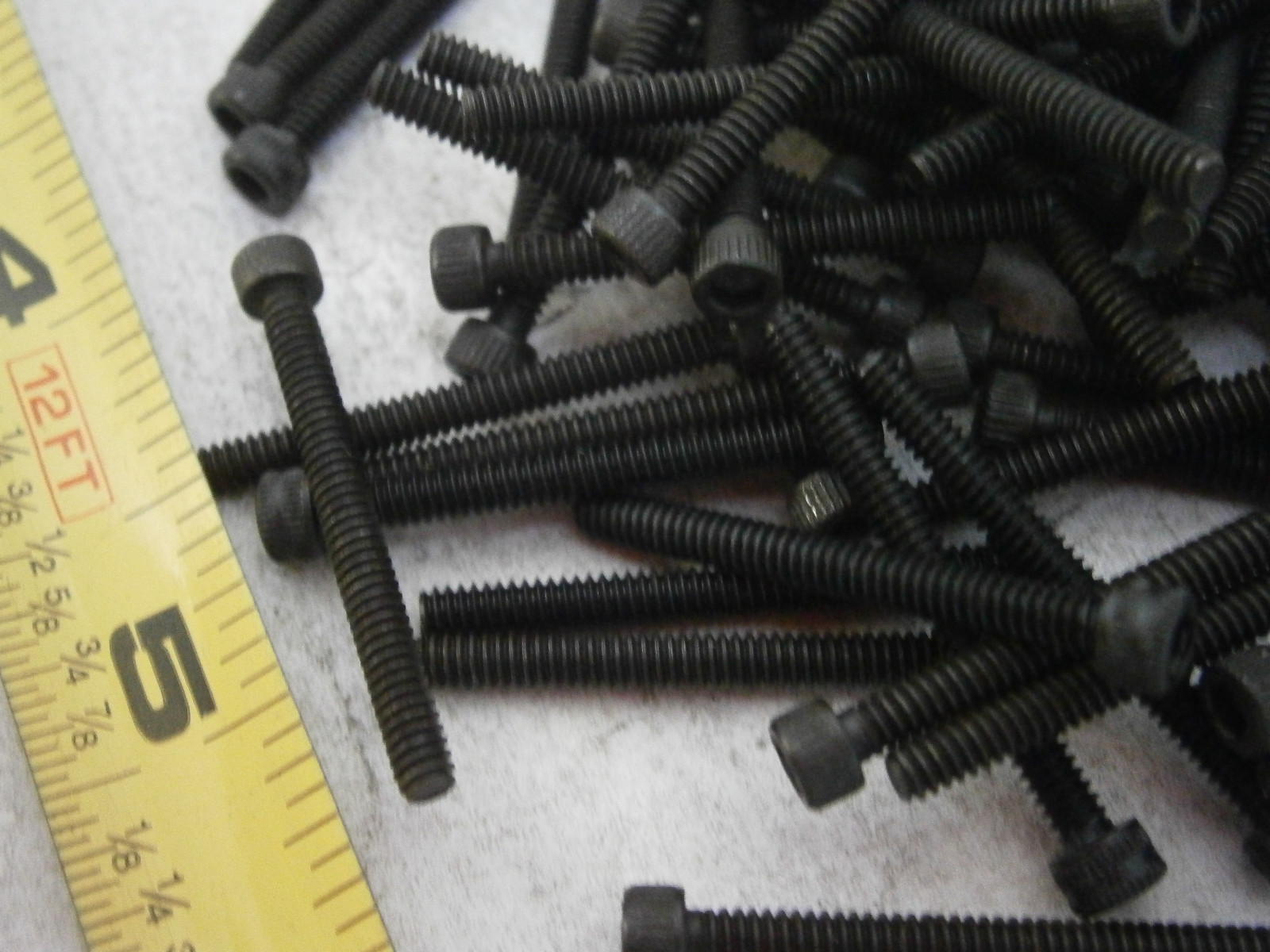 Cap Screws 4/40 x 1-1/8" Long Socket Cap Alloy Steel Lot of 50 #4740