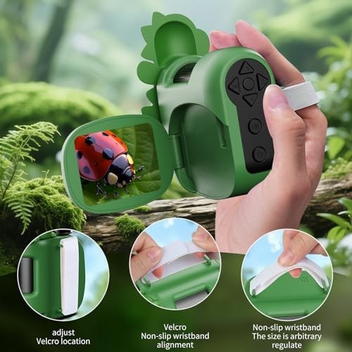 1600X Handheld Microscope for Kids 2" IPS Screen Kit Mini Pocket Digital...