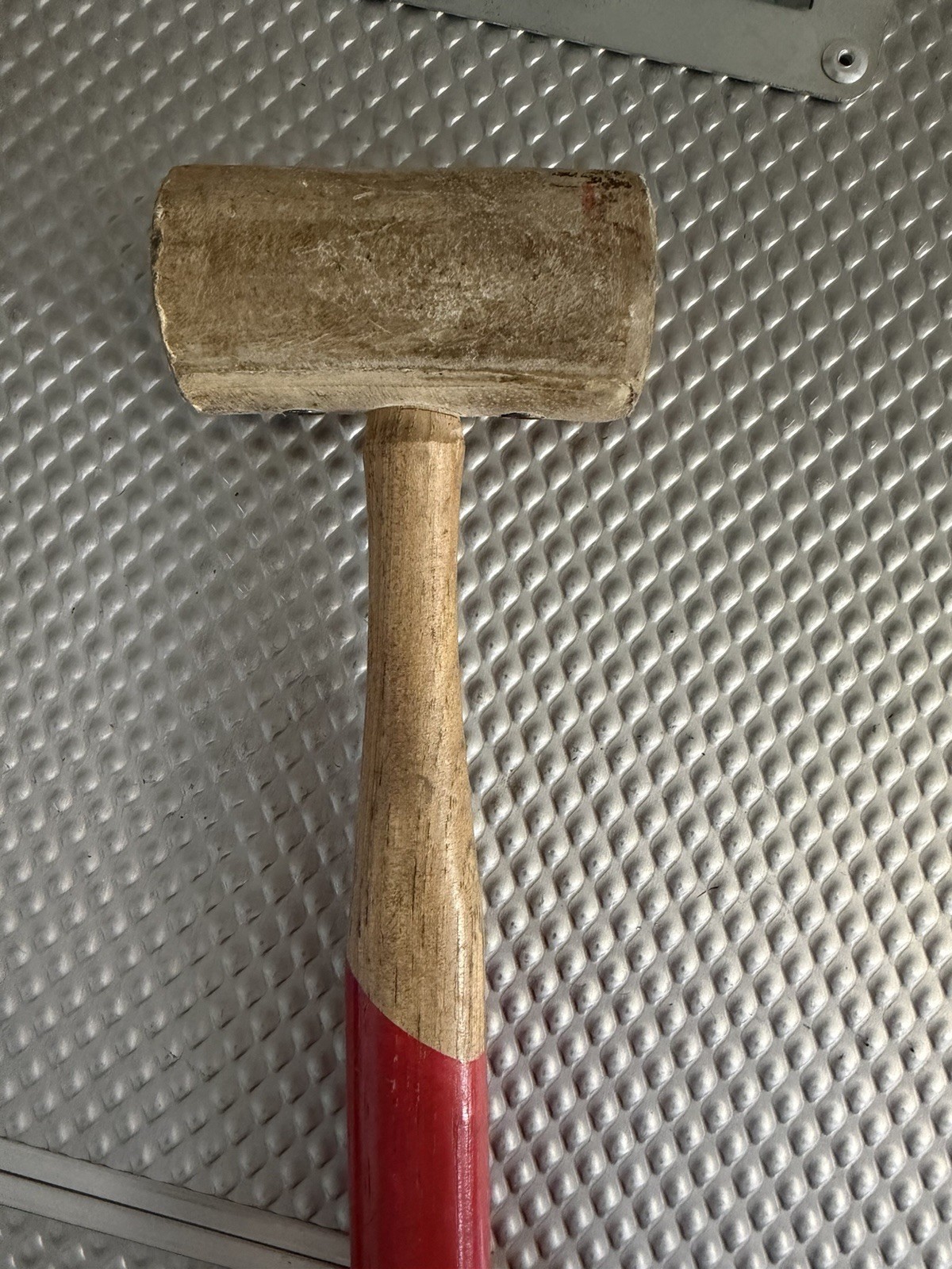 Vintage Chicago Rawhide Split Head Hammer Mallet C/R No. 3 USA