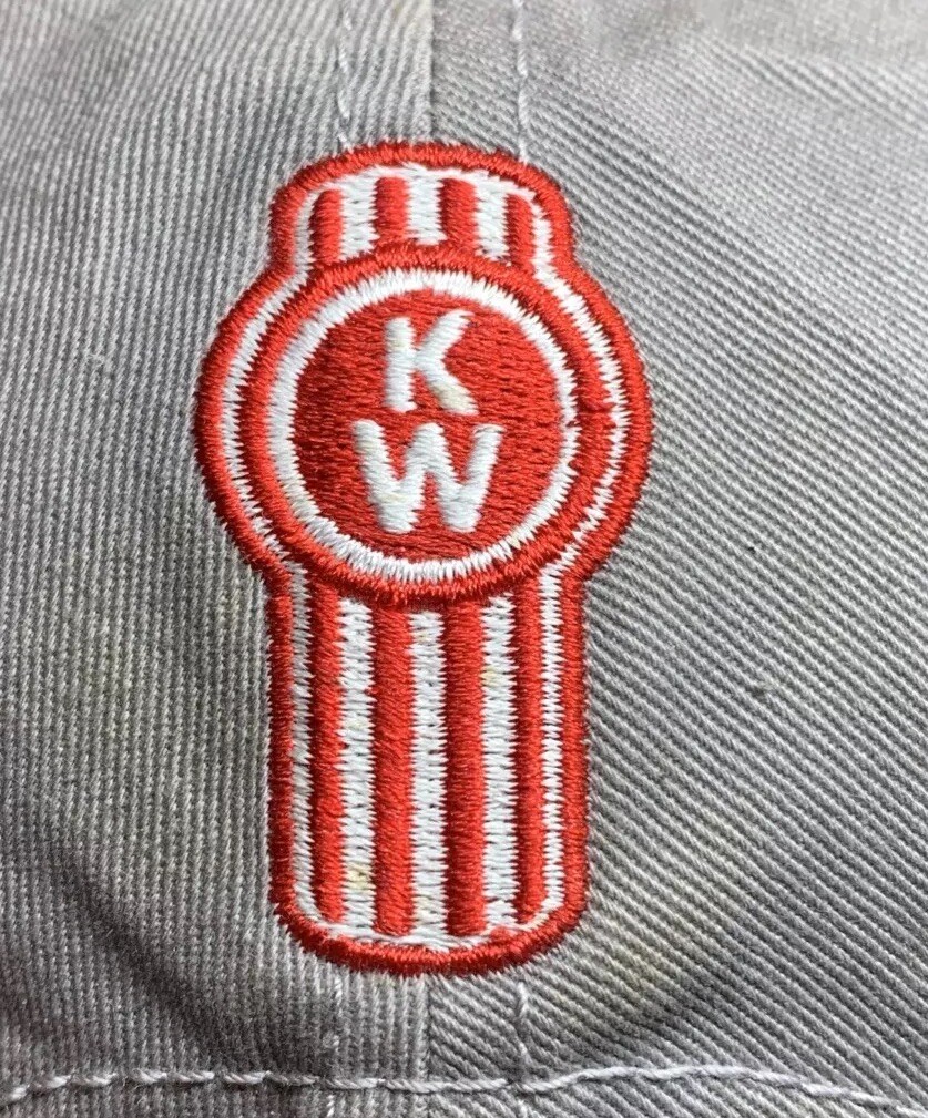 Kenworth Motors Trucks Since 1923 Gray Strapback Patch Hat Cap