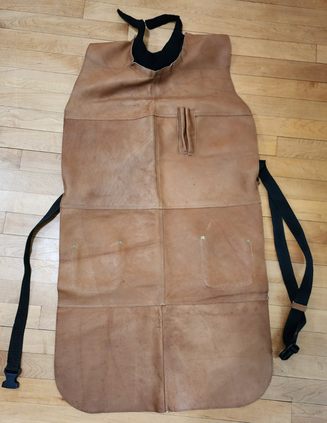 Rockler Leather Craftsperson Apron Welding Woodworking Adj Straps and Collar