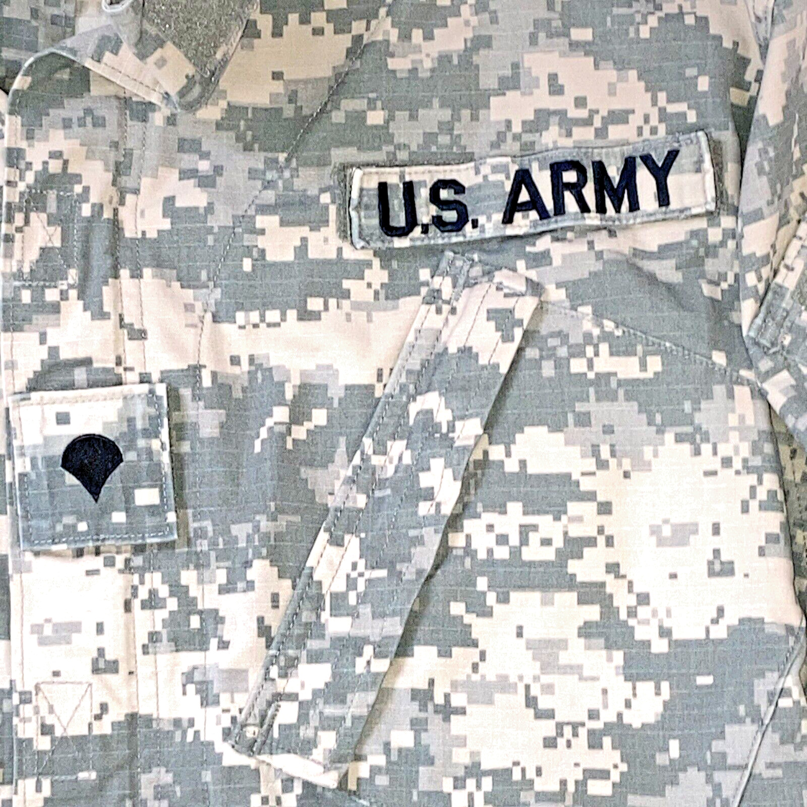 US ARMY Digital Camouflage Medium Long Military Combat Coat