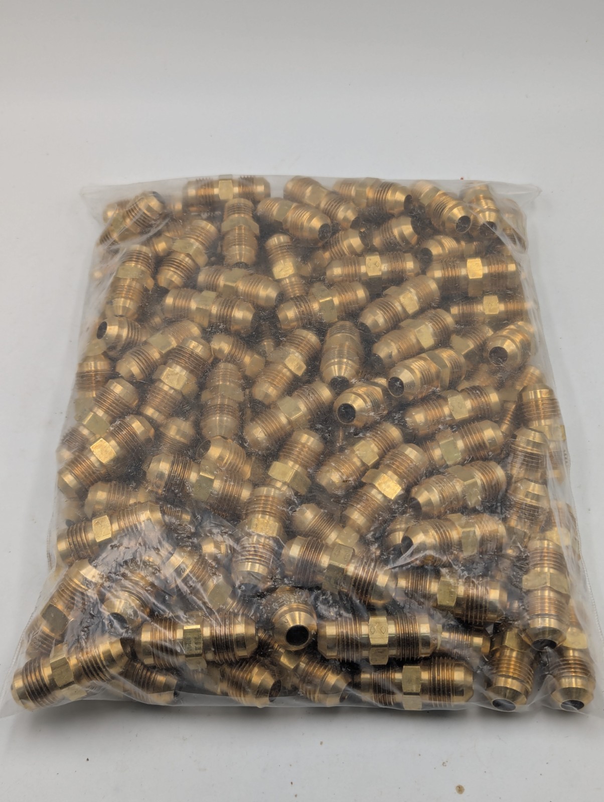 Brass Flare Union Fitting Gas Connector 3/8" Male x 3/8" Male New Lot Of 100 Pcs