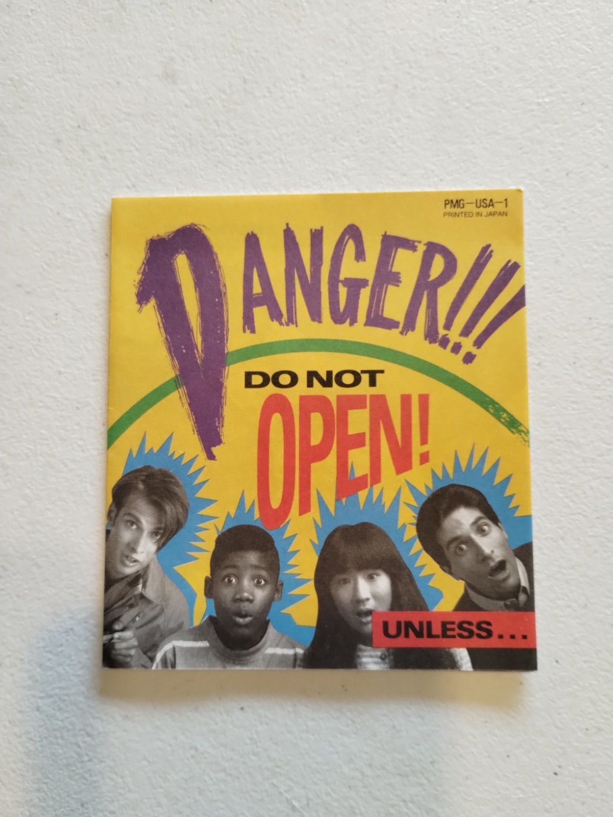 Danger Do Not Open Nintendo power NES PMG-USA-1 INSERT ONLY Authentic