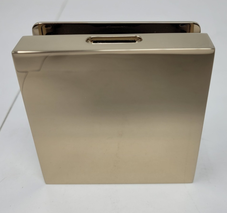 Brizo RP103312PGL Mystix Linear Square Steam Head - Brilliance Polished Gold