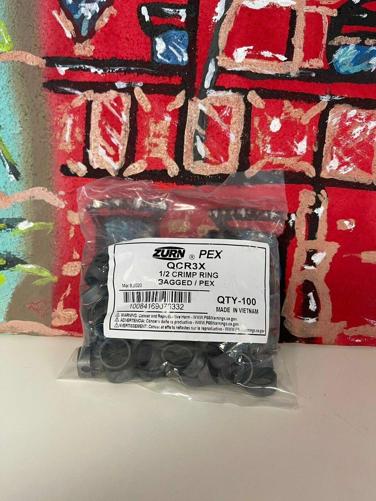 ZURN PEX 1/2" Crimp Ring QCR3X (100 pcs)
