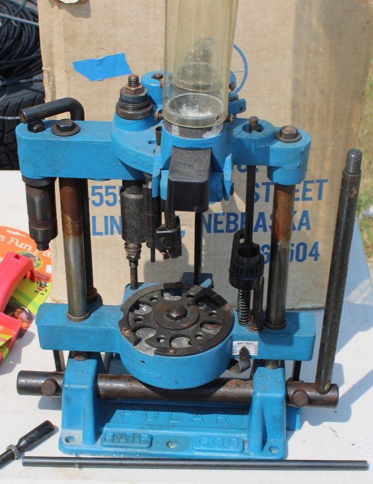 Original Vintage BAIR Polar 600 Reloading Press in original Box (MISSING HANDLE