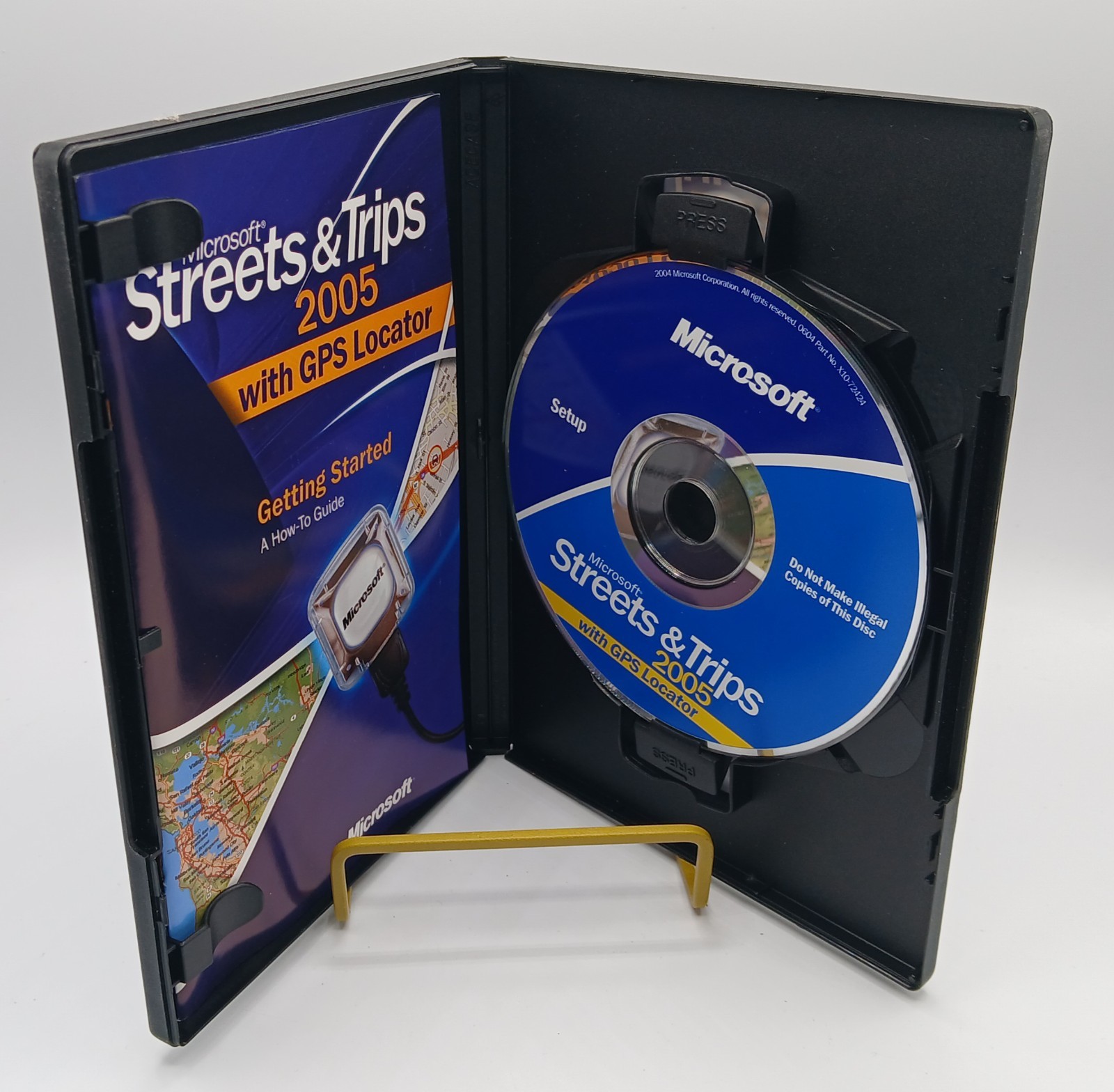 Microsoft Streets & Trips 2005 CD Rom Disc Set Only