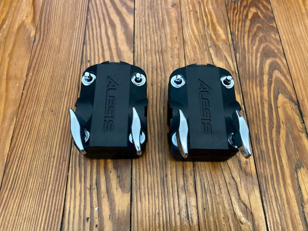 2 Alesis T-Clamps (1 1/2") USED Electronic Drum Kit 1.5" DM10 Command E-Drums