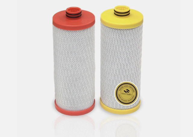 Aquasana Replacement Filter Cartridges 2 Pack AQ-5200R Red & Yellow Sealed