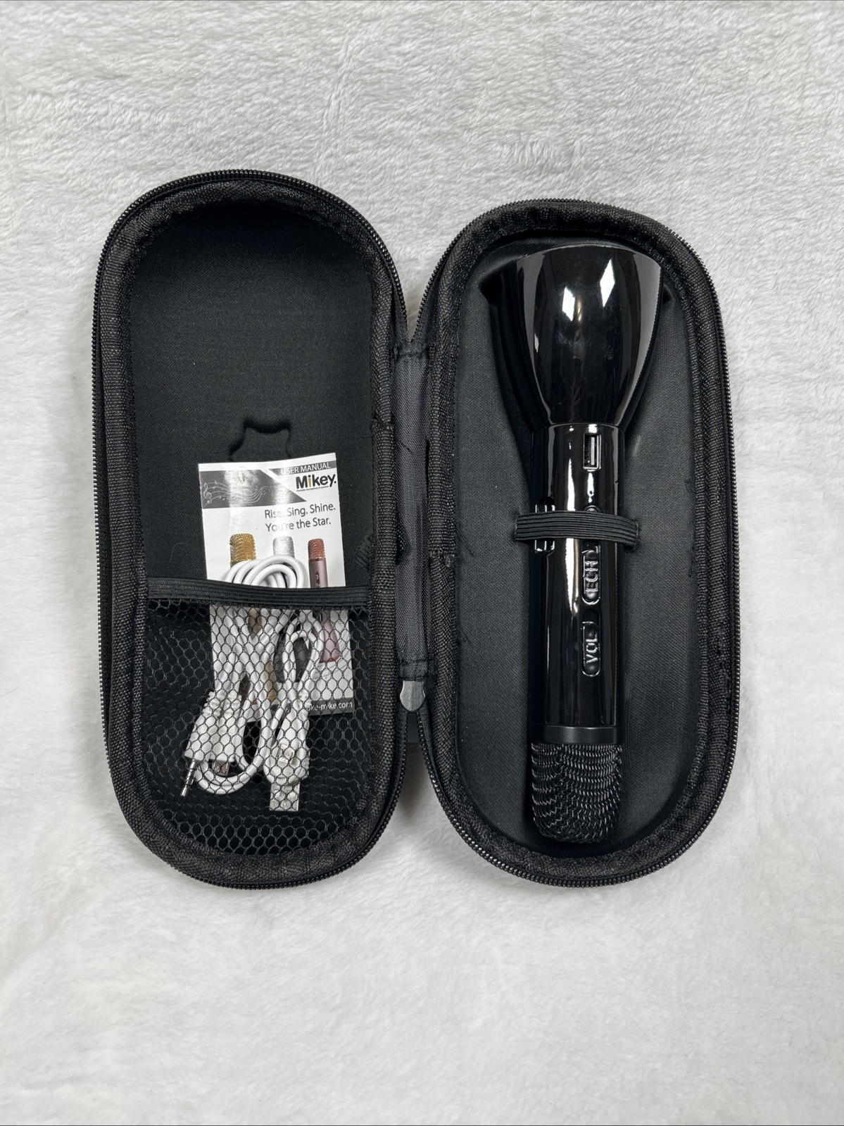 Mikey Wireless Karaoke Microphone And Speaker With Case