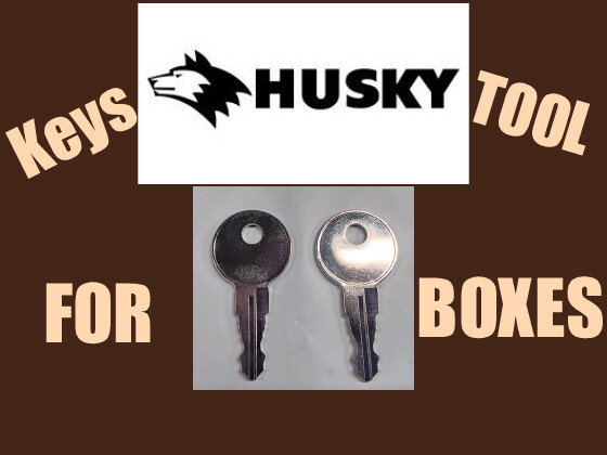 HUSKY CS01 -CS25 SET OF 2 KEYS SIERRA PACIFIC TOOLBOX TRUCK FREE SHIPPING