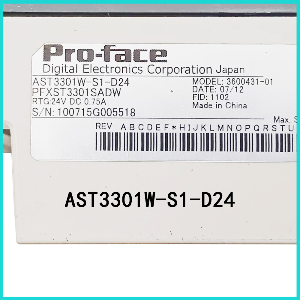 1PC New Boxed Pro-face HMI UNIT AST3301W-S1-D24 Graphic Operation Panel Module