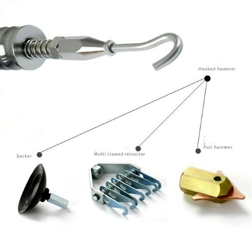 Dent Puller Slide Hammer Washer Hook Dent Pulling Claw Car Body Repair Removal