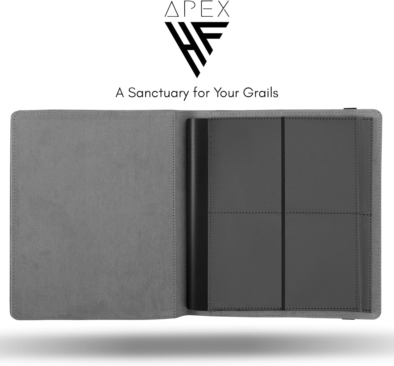 96 Toploader Binder | 4-Pocket with Strap | Compact Side-Load Album for TCG & Sp