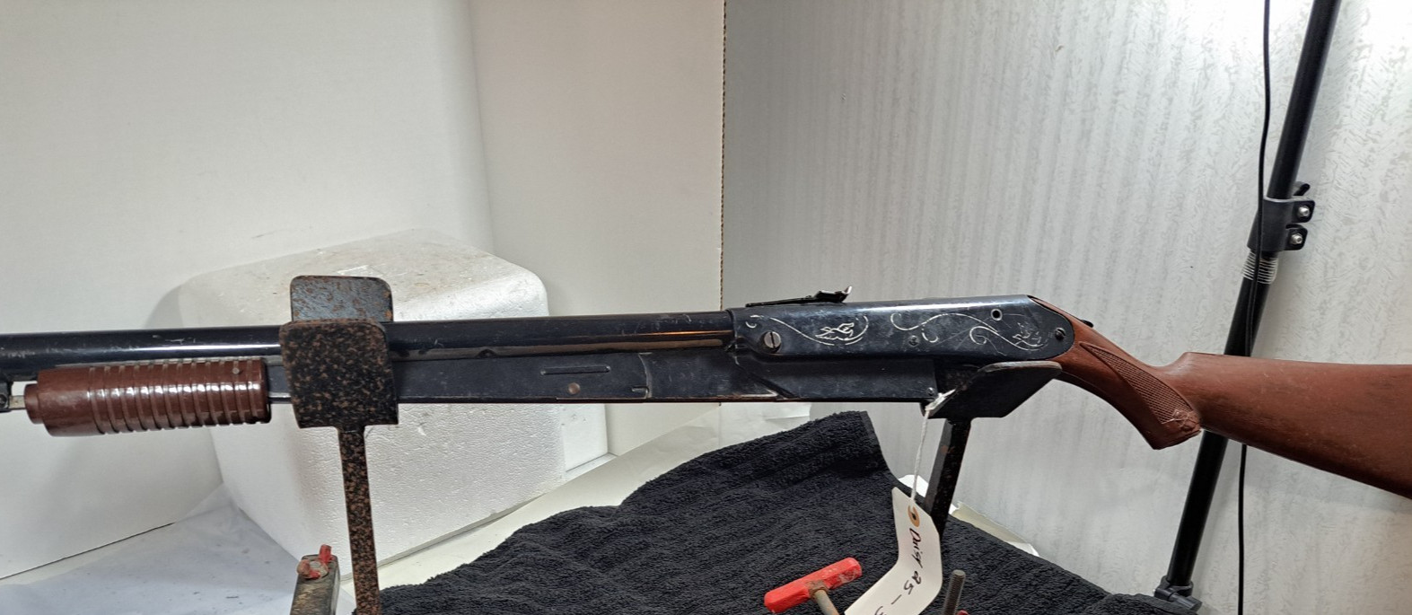 DAISY MODEL 25 BB GUN ROGERS AR,rEG no b721784 pAT nO 2,724.897