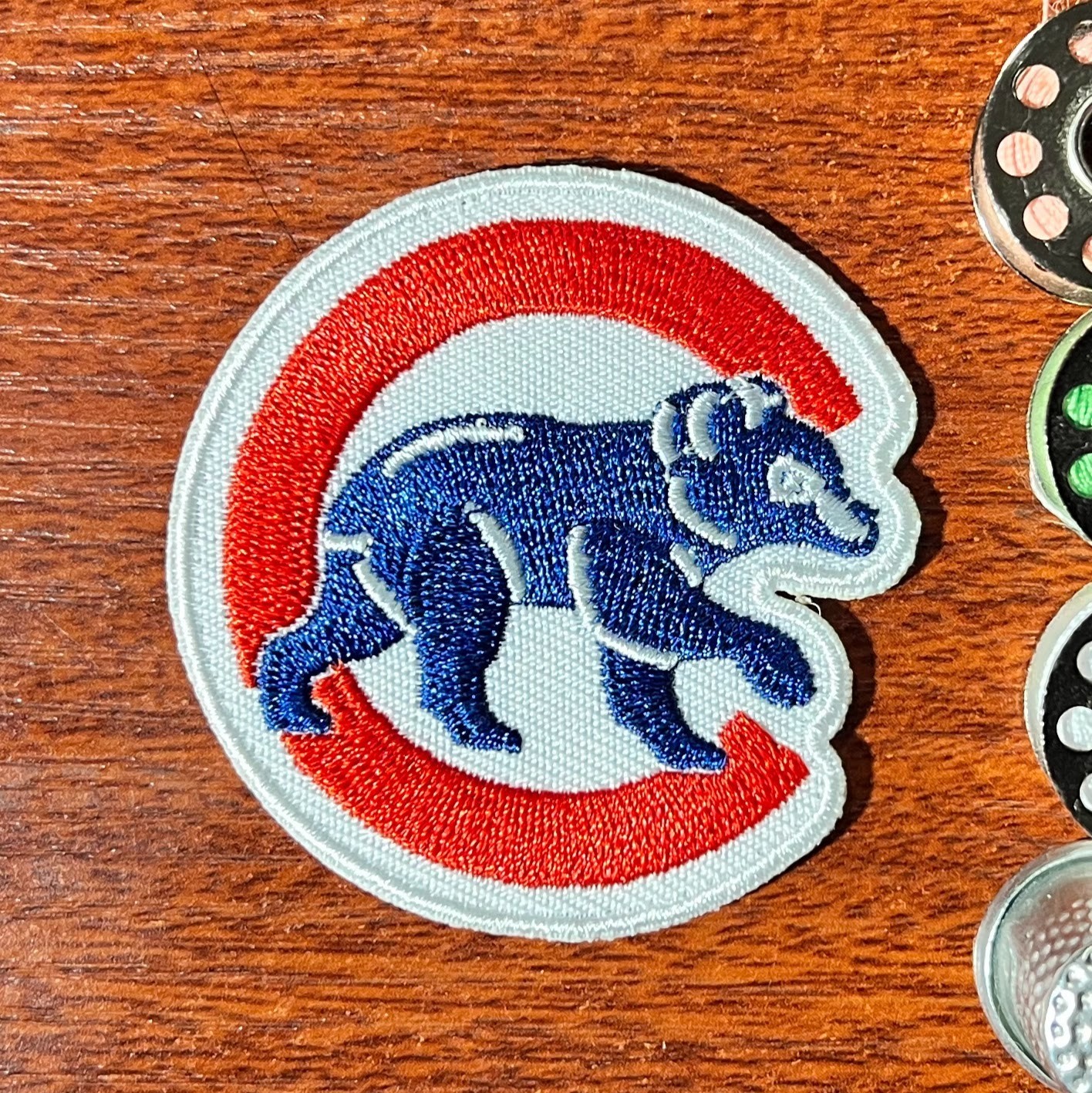 Chicago Cubs Patch MLB Baseball Sports Embroidered Iron On Patch 2.25x2.1"