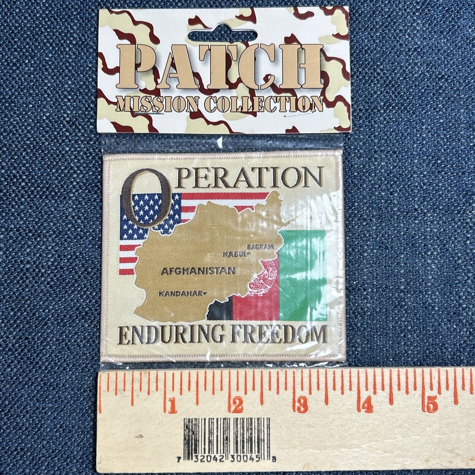 Operation Enduring Freedom New Old Stock Sew on Patch Sealed