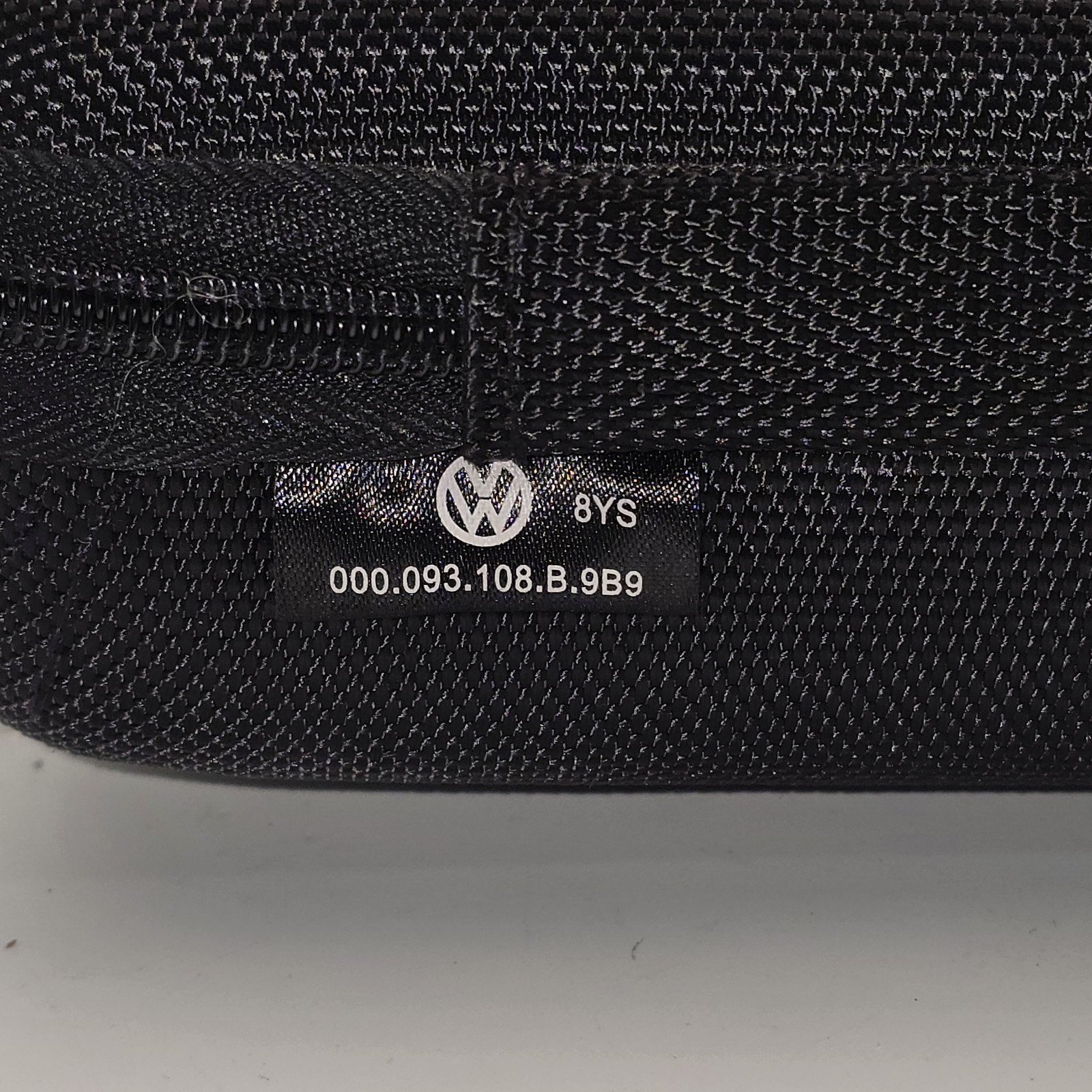 VW Volkswagen First Aid Kit Case, Zippered Hard Case, Empty (8YS)