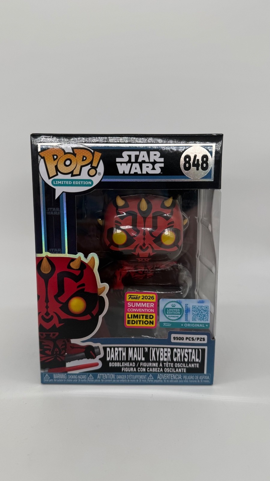 Funko Pop! Star Wars Darth Maul Kyber Crystal #848 Summer Con 2026 LE