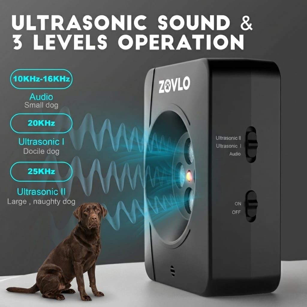 Anti Barking Device for Dogs, Ultrasonic Dog Bark Deterrent Devices, Dog Bark...