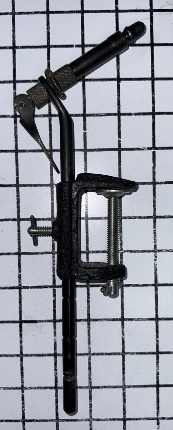 Vintage Sunrise Fly Tying Vise With Clamp On Base