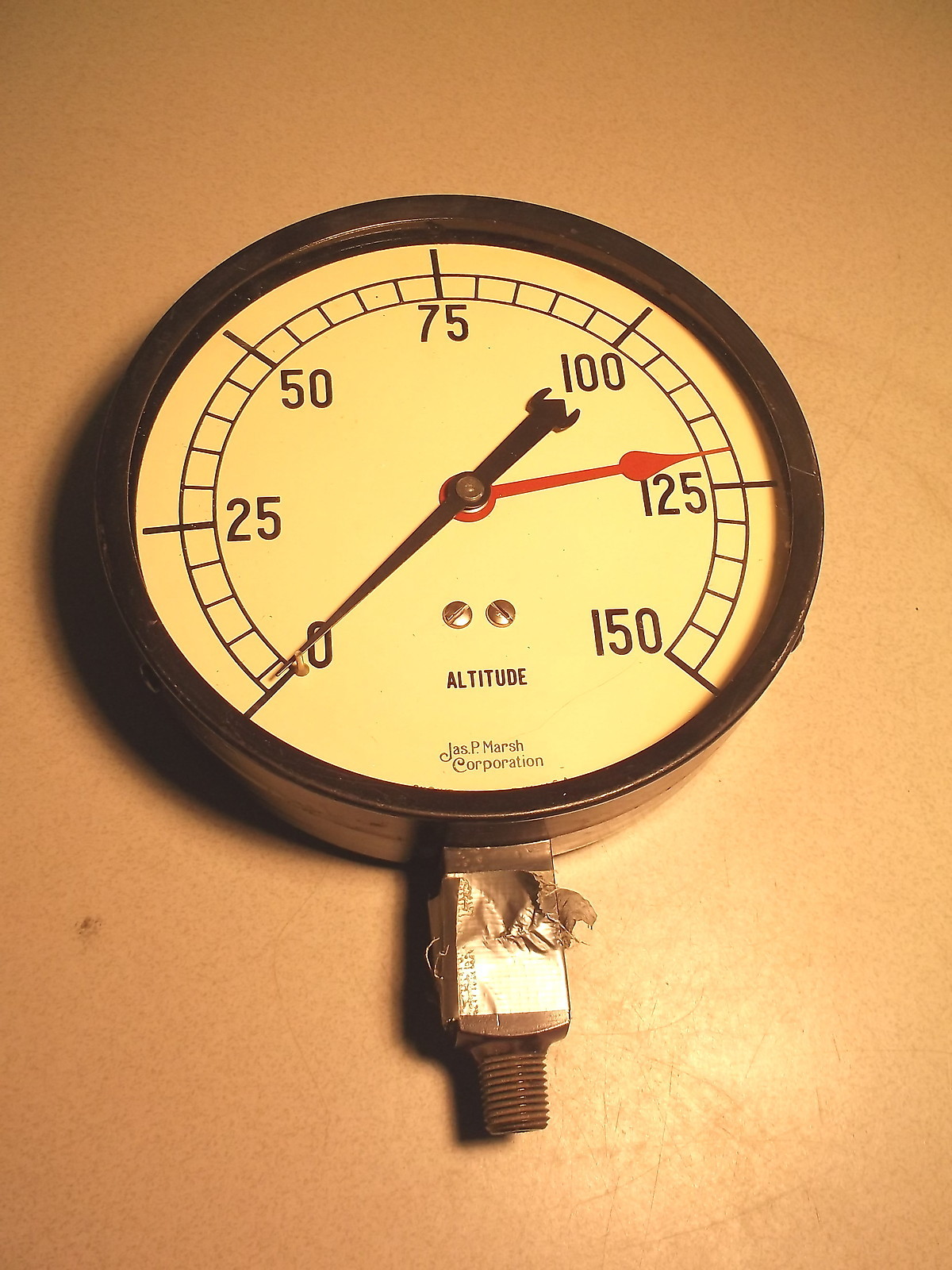 NEW JAS. P. MARSH ALTITUDE GAUGE FREE SHIPPING