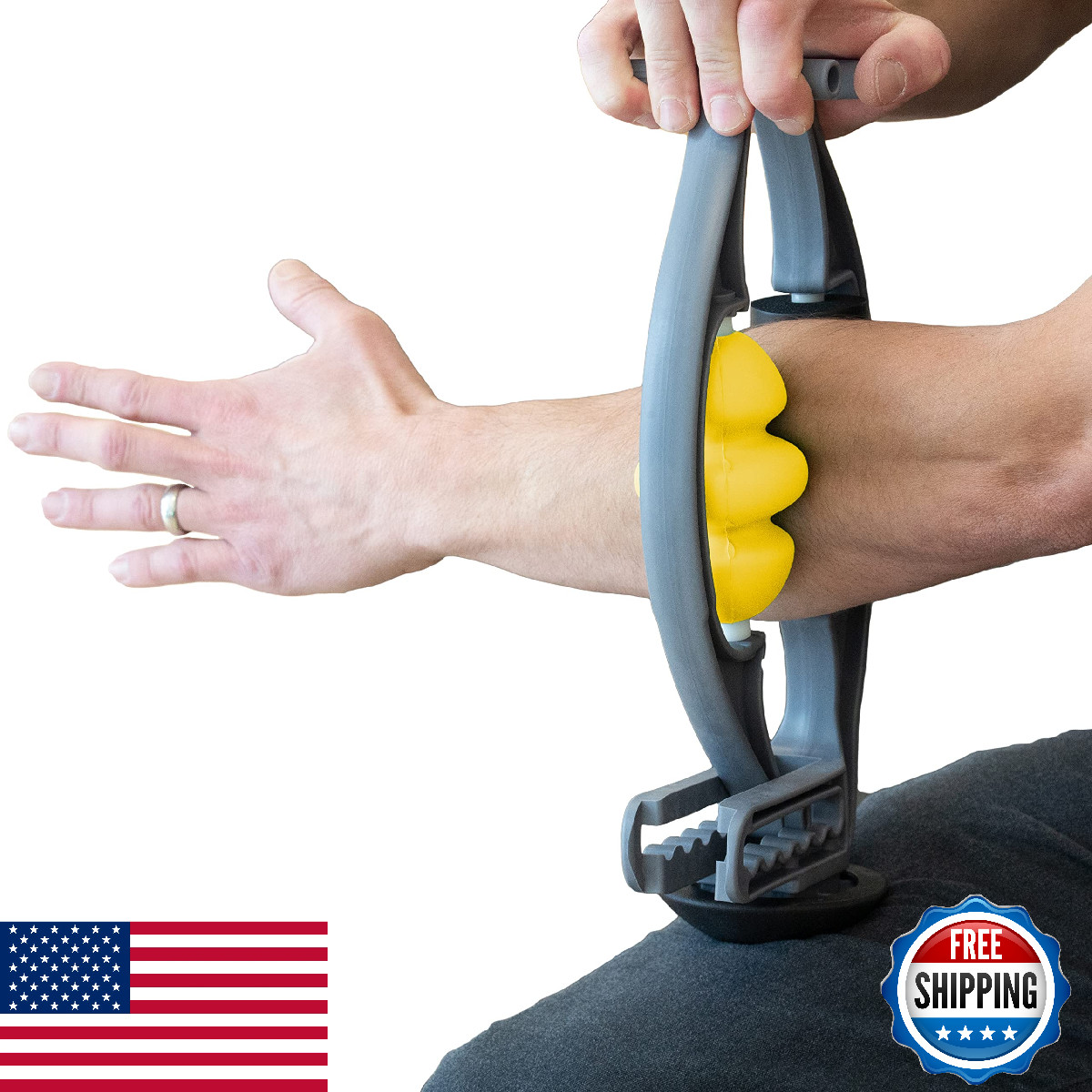 Rolflex Arm Leg Massager To Address Golfers Elbow Tennis Elbow Carpal Arm Leg