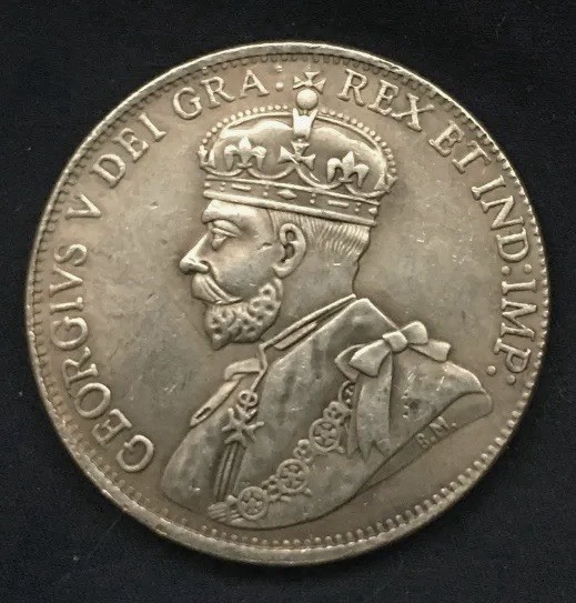 CANADA 1911 GEORG V ONE DOLLAR EXONUMIA TOKEN COIN.