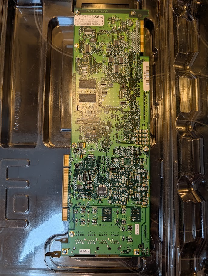 Dialogic DM/IP481-2T1 100BT DM/P4812T1M PCI IP Telephony Voice Board Card