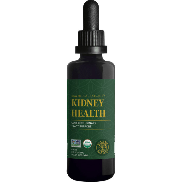 Global Healing Kidney Health - Organic Kidney Cleanse & Detox - Non-GMO 2 Fl Oz