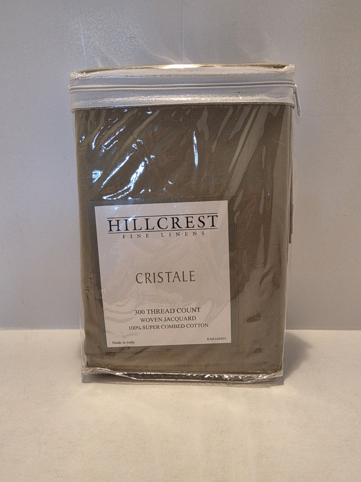 Hillcrest Fine Linens “Cristale” standard pillowcase set