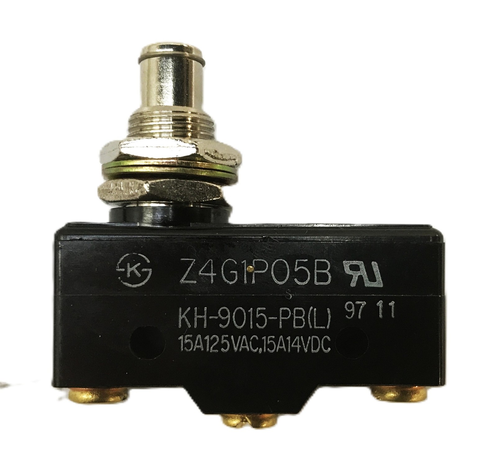 Kun Hung Micro-Switch KH-9015-PB(L) (Z4G1PO5B) NOS