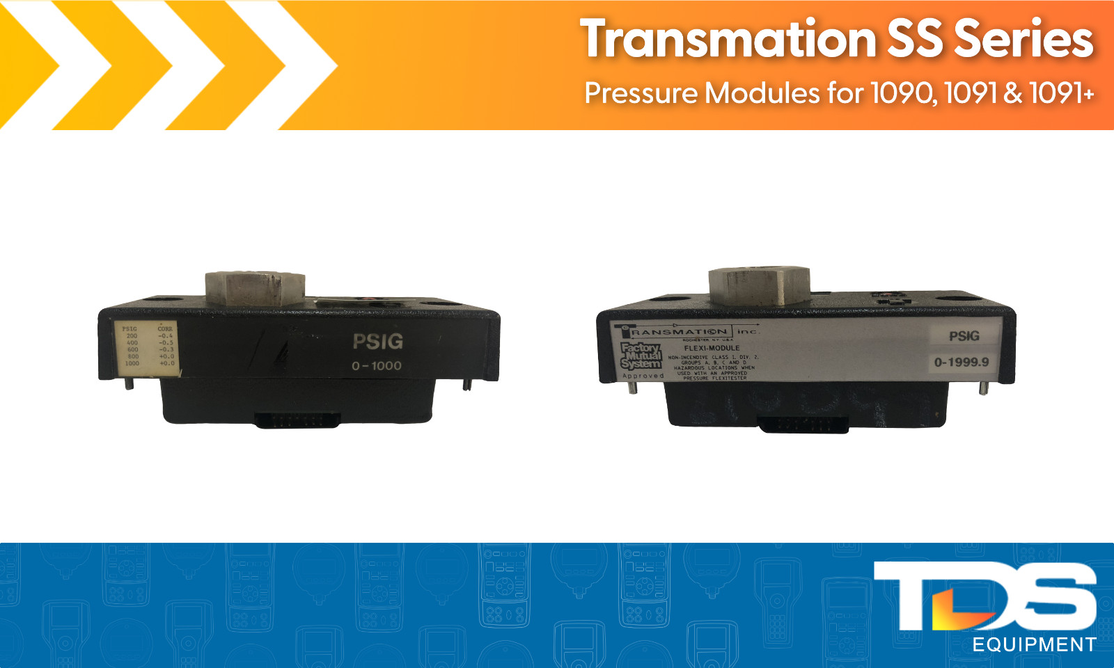 [USED] Transmation SS Series Pressure Modules for Model 1091/1090 Calibrator