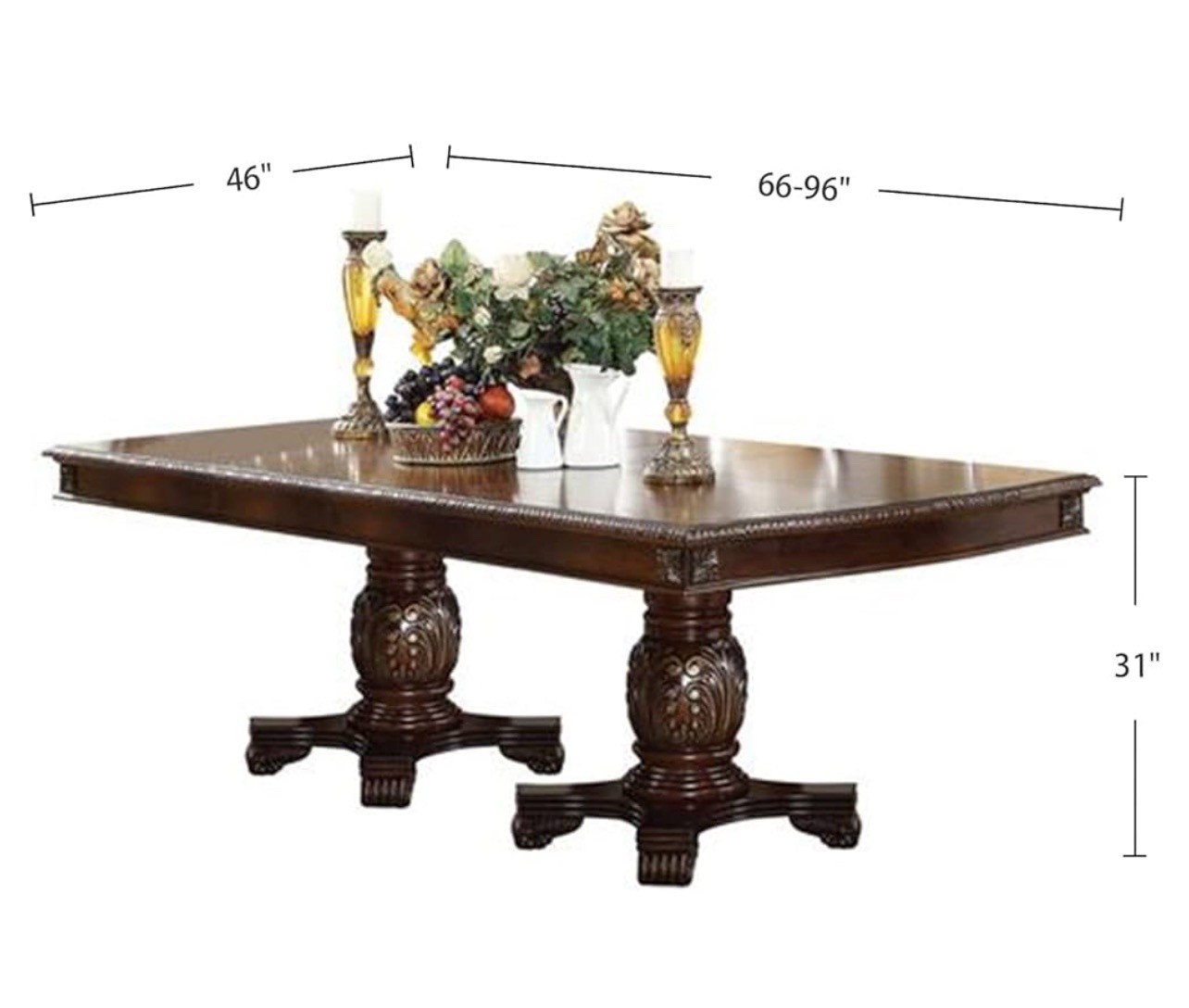 Solid Wood Dining Table Acme Furniture